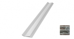 Планка начальная Первая Кровельная «Брус» (декоративно-полимерное покрытие) 3м сланец