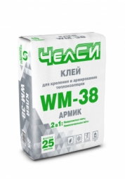 Клей ЧелСи теплоизоляционный цементный серый WOOLMENT WM-38 25кг
