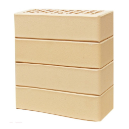 Кирпич лицевой керамический «Бежевый» пустотелый одинарный