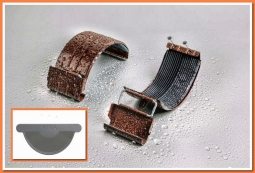 Соединитель желоба Nika D125 RAL7004 Серый