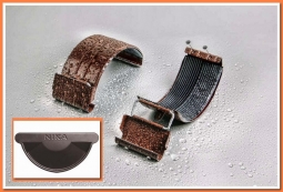 Соединитель желоба Nika D125 NL-805 Серо-Коричневый