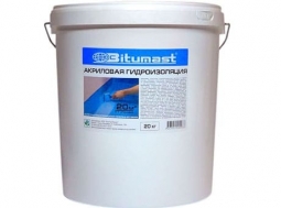 Гидроизоляция Bitumast акриловая для внутренних работ 20кг