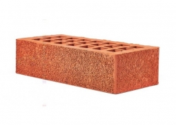 Кирпич лицевой керамический «Красный» «Пена» пустотелый одинарный