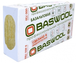 Минераловатный утеплитель Baswool Лайт 45 1200х600х50 мм / 6 шт.