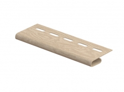 Завершающая планка Ю-Пласт Тимбер-Блок Кедр светлый