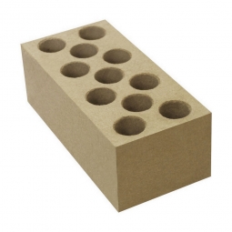 Кирпич лицевой силикатный «Бежевый» пустотелый утолщенный