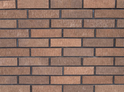 Кирпич лицевой клинкерный «Коричневый» «Бархат» пустотелый одинарный