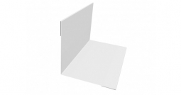 Угол внутренний Первая Кровельная 75х75 (полиэстер) 3м белый