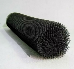 Сетка рабица d=1.8 мм, ячейка 30x30 мм, 1,5х10,0 м черная