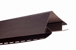 Планка Наружный угол Альта-Профиль Блокхаус Коричневый 3000