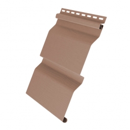 Сайдинг Grand Line Сибирский брус Темно-бежевый